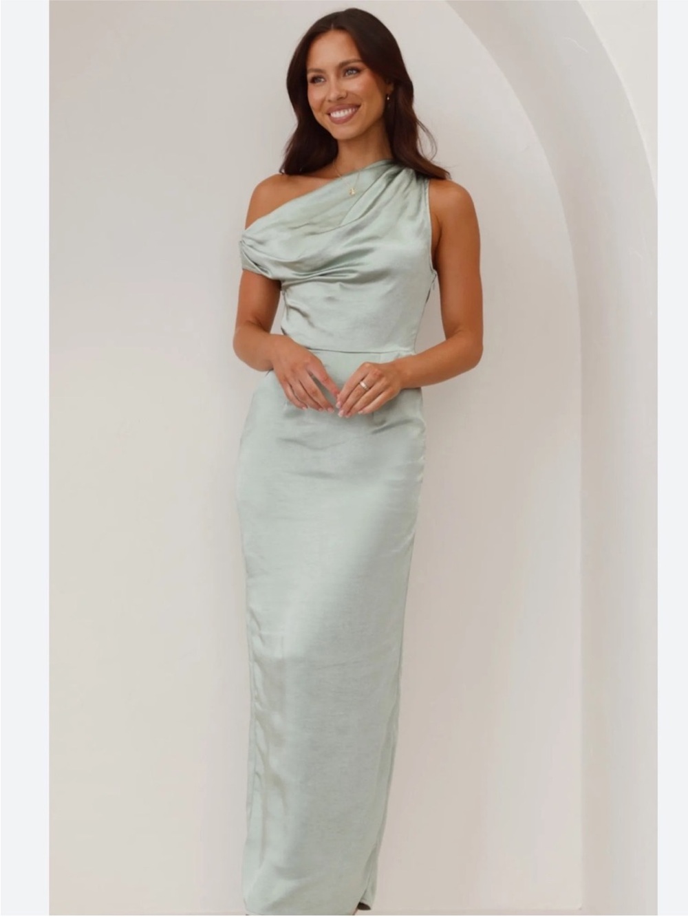 Billy J Harlowe Dress in Sage